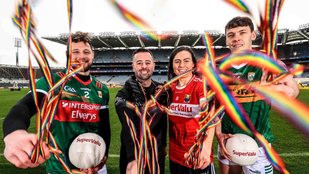 Inter-county players delighted to support SuperValu 'Wear With Pride' laces campaign to mark Pride Month.